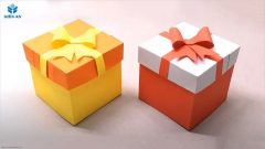 cách làm hộp quà giấy carton